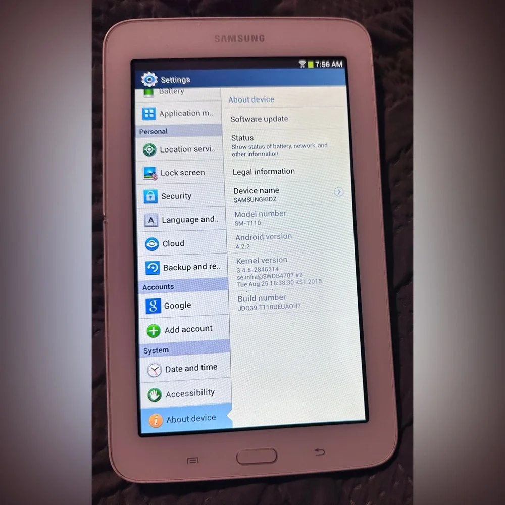 Samsung Galaxy Tab 3 LITE T110